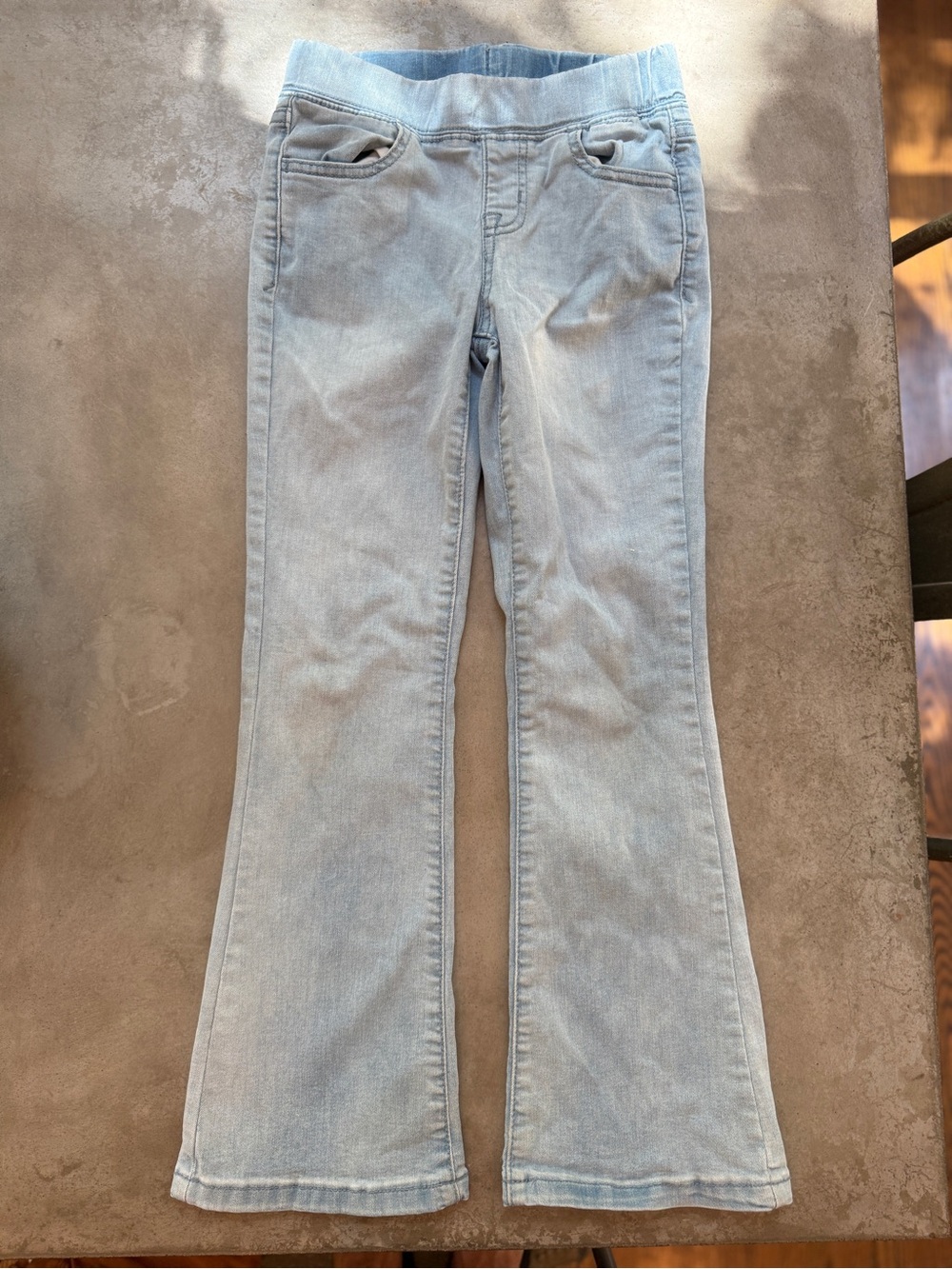 Light Blue Girl’s Stretch Flare Jeans